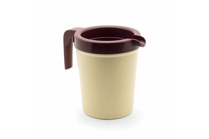 Traditional Jug Yellow / Burgundy