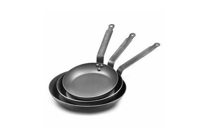 Black Steel Fry Pans