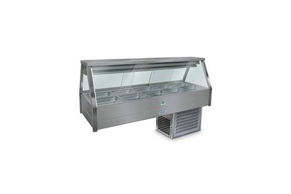 Refrigerated Straight Glass Food Bar