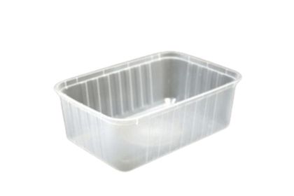Genfac Rect Ribbed Container