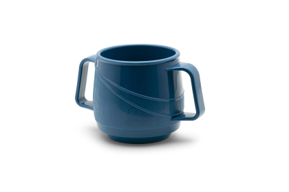 Double Handle Mug Blue