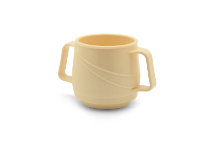 Double Handle Mug Yellow