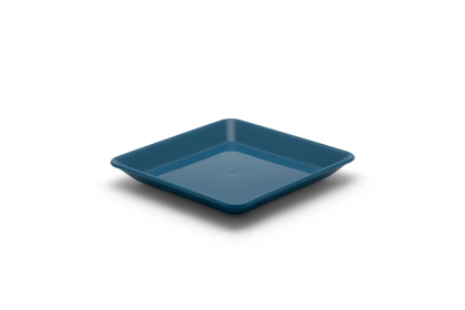Square Plate Blue