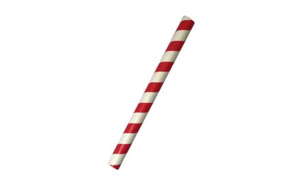 Straws Jumbo Red And White Stripe