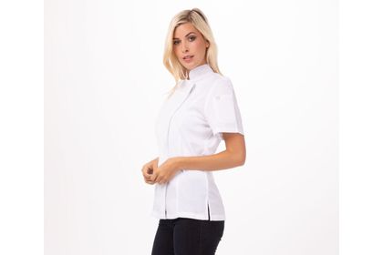 Short Sleeve Zipper Women