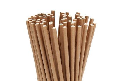 Straws Regular Brown