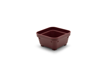 Square Bowl Burgundy