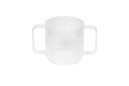 Clear Double Handle Mug