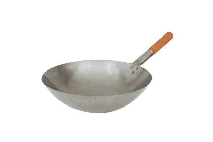 Wooden Handle Wok