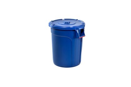 Bin Round Blue 75L