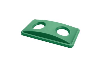 Slim Bin Lid Two Bottle Hole