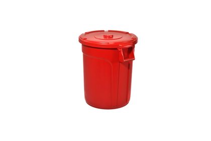 Bin Round Red 75L