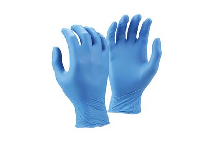 Gloves Disposable Blue Powder