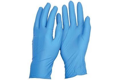 Gloves Disposable Blue No Powder