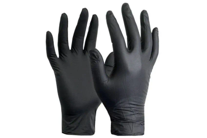 Gloves Disposable Black No Powder 