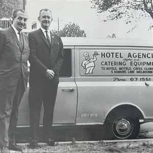 Fred Herz and his van